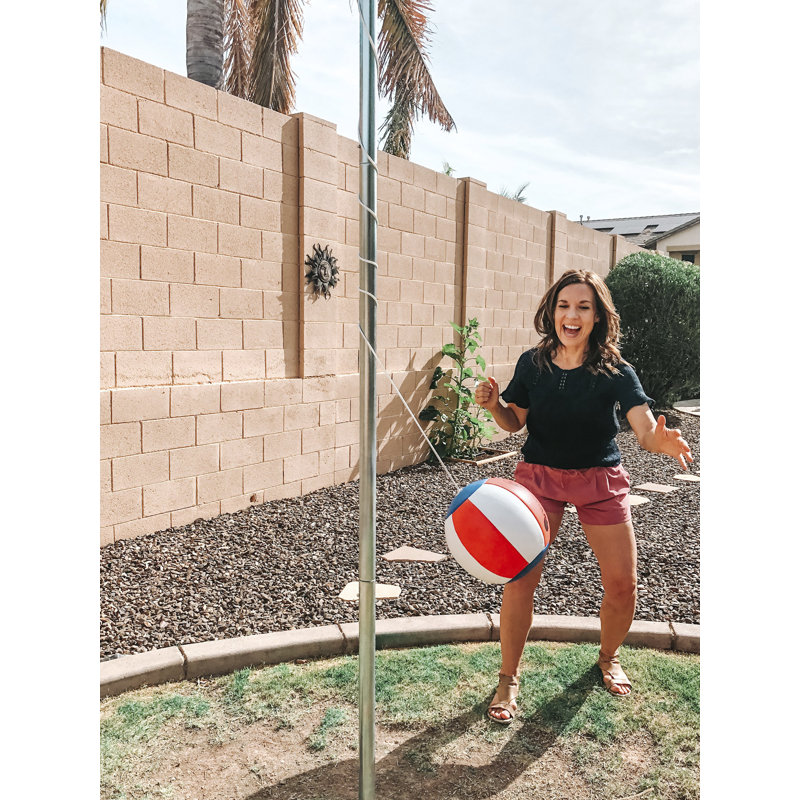 HearthSong Deluxe HeavyDuty Backyard Tetherball & Reviews Wayfair